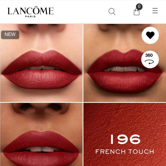 NEW Lancome L'Absolu Rouge Drama Matte Lipstick #196 French Touch Retail $38 - Picture 4 of 6
